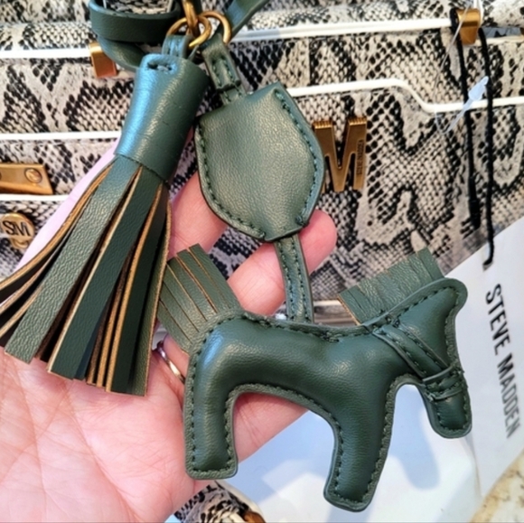 Steve Madden Snakeskin Satchel / Crossbody Bag – Gold Hardware – New w/ Tags - Picture 4 of 6